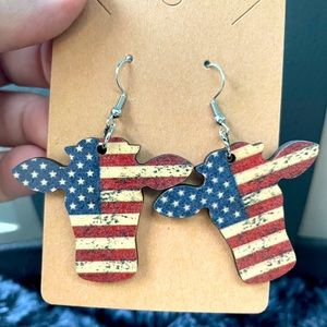 Patriotic earrings